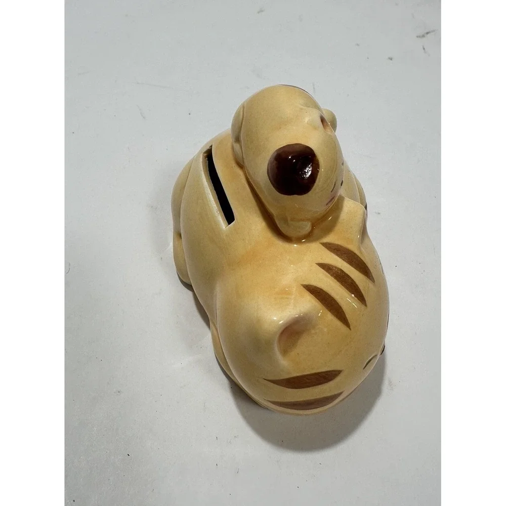 Vintage‎ Small Cat With Baby Coin Bank 3.5